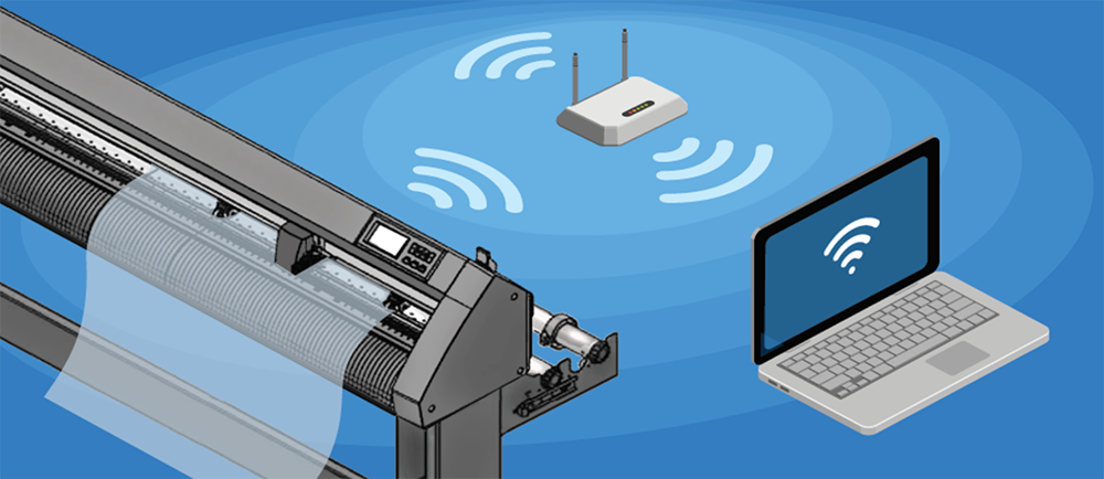 Graphtec CE8000 Wireless LAN Capability